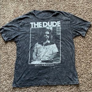 Men’s distressed graphic tee “The Dude”